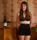 Charger l'image dans la galerie, Light Support High Waist Ostomy Boxer - Lace Trim - Comfizz