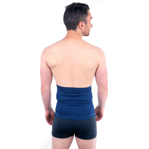 Light Support 10" Ostomy Waistband with Silicone Grip - Marl Colour