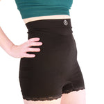 Load image into Gallery viewer, Light Support High Waist Ostomy Boxer - Lace Trim
