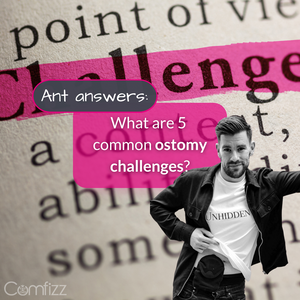 What are 5 common ostomy challenges?