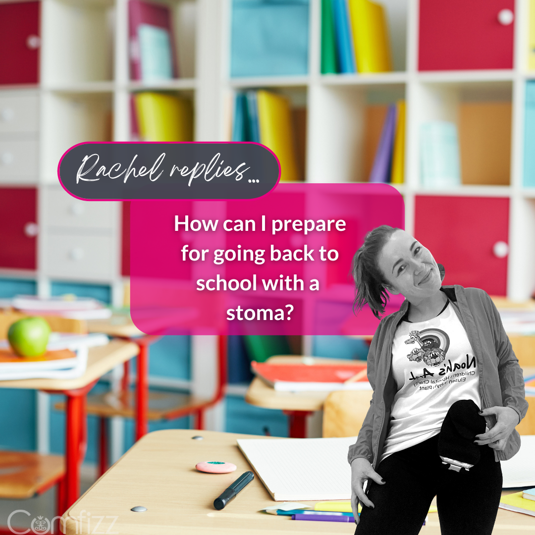 How can I prepare my child for going back to school with a stoma?