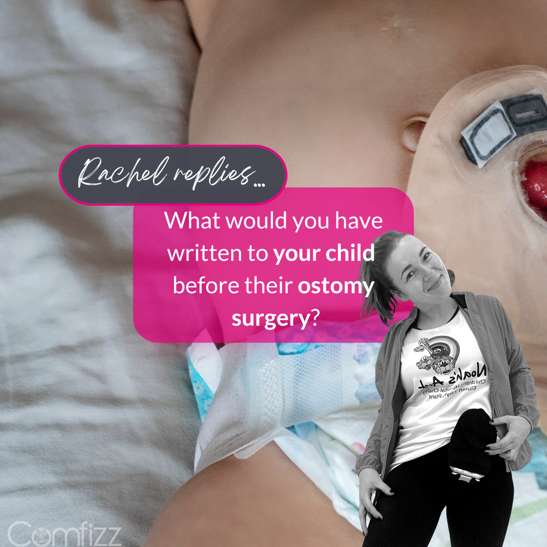 What would you have written to your child before their ostomy surgery?