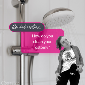 How do you clean your ostomy?