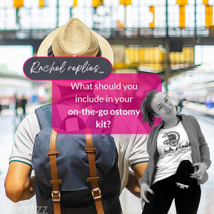 What is in your 'on the go' ostomy kit?