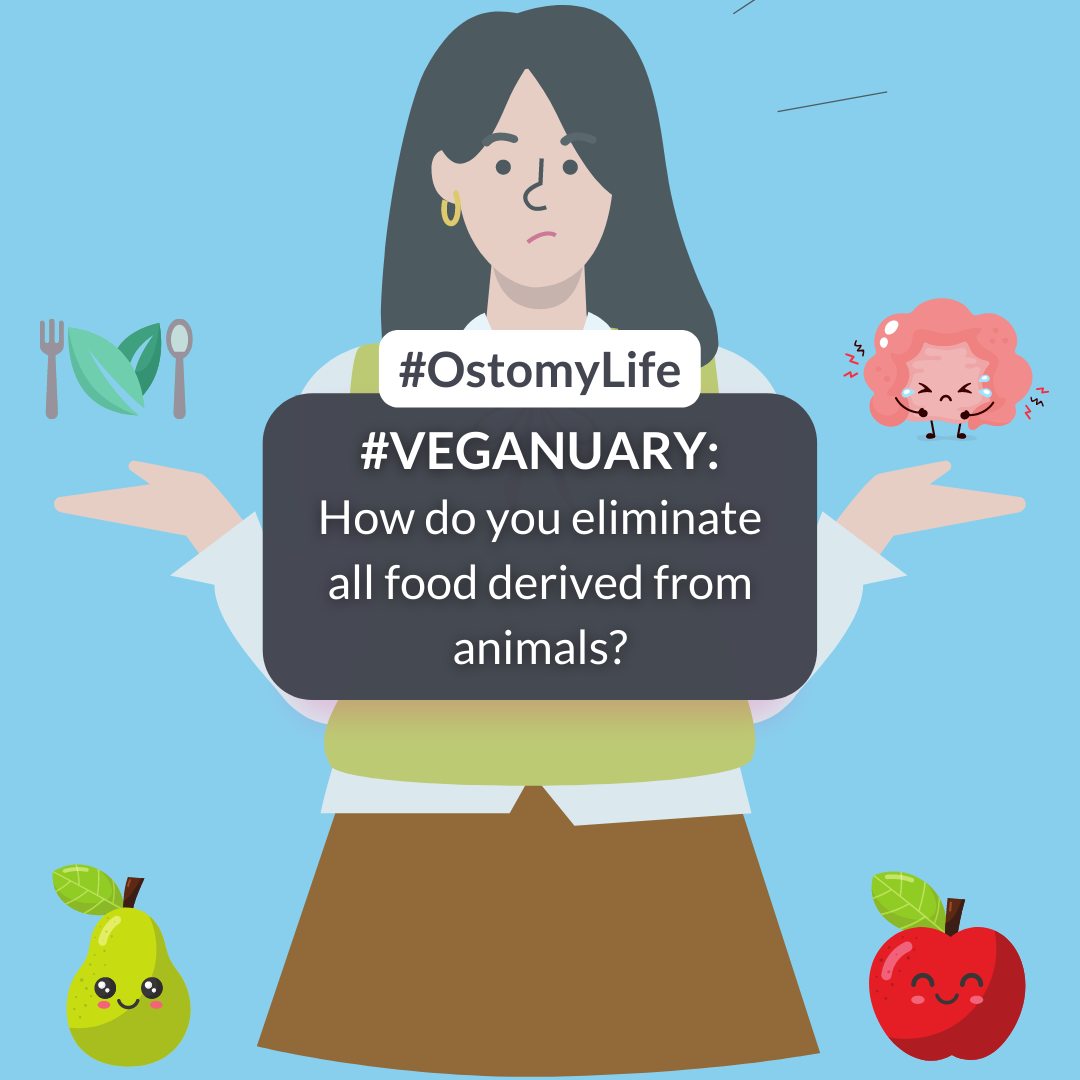 Veganuary with a stoma: How do you eliminate all food derived from animals?