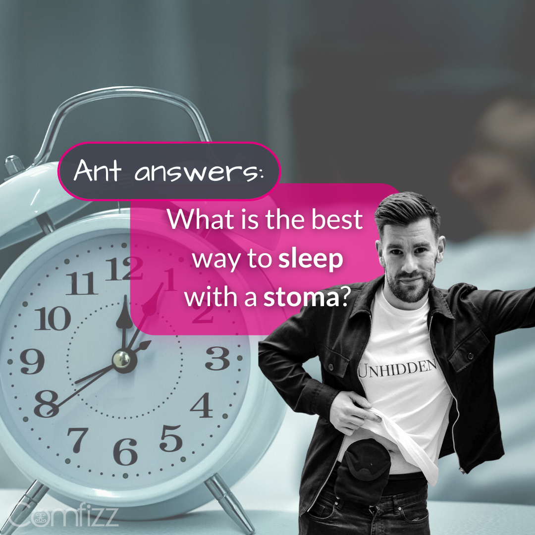 What is the best way to sleep with a stoma?