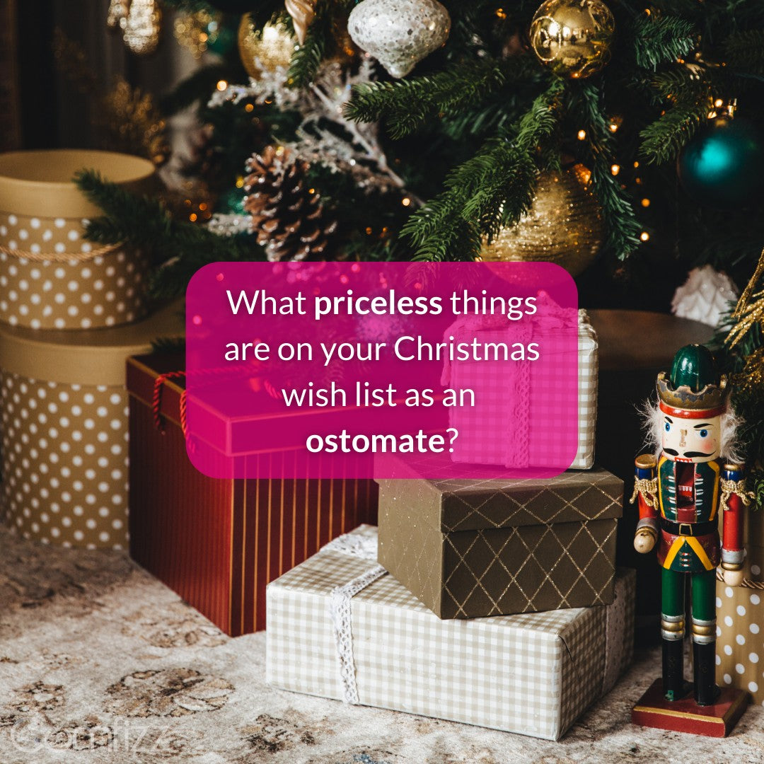 Quelles choses inestimables figurent sur votre liste de souhaits de Noël en tant que stomisé ?