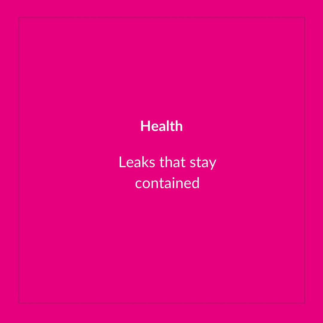 Leaks That Stay Contained