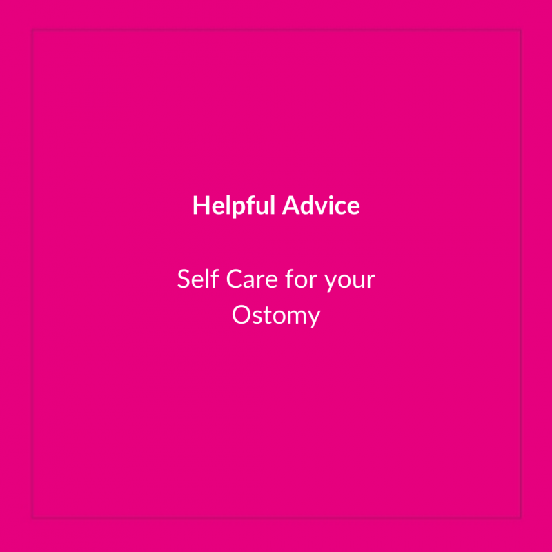 Self Care for your Ostomy