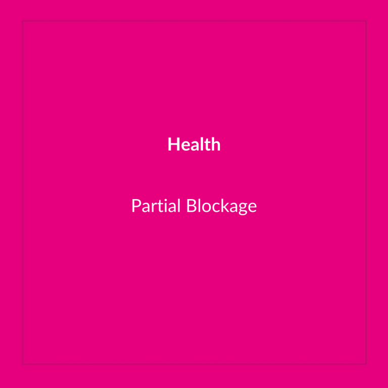 Partial Blockages