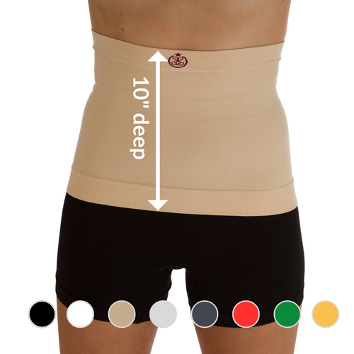 LIGHT Support 10" Ostomy Waistband with Silicone Grip