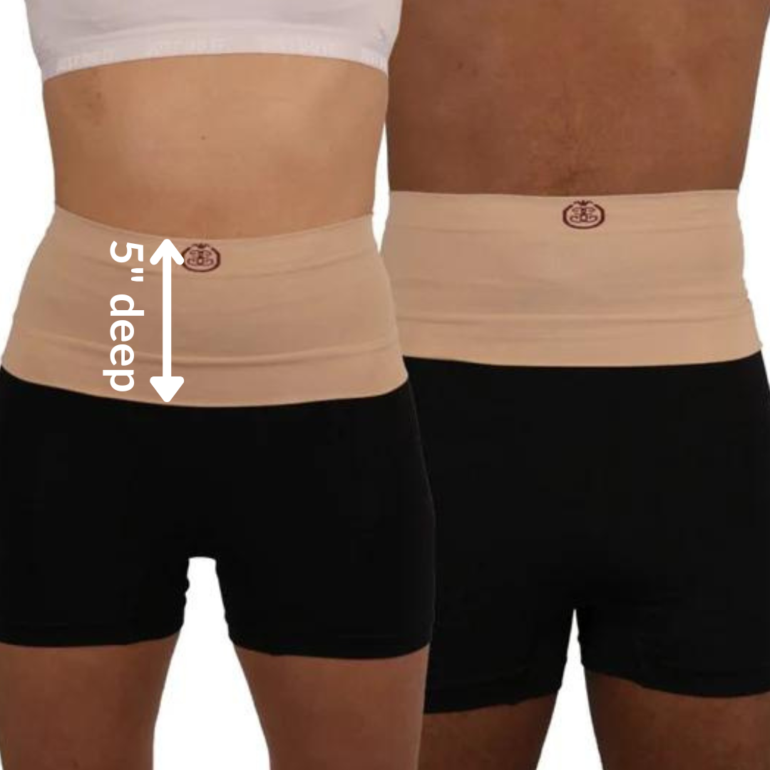 Light Support 5" Ostomy Waistband with Silicone Grip