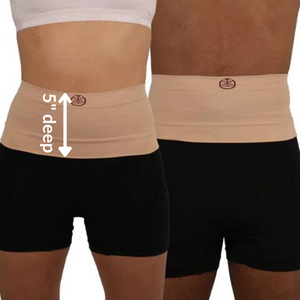 Light Support 5" Ostomy Waistband with Silicone Grip