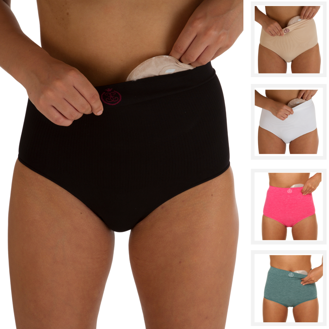 Light Support High Waist Ostomy Briefs