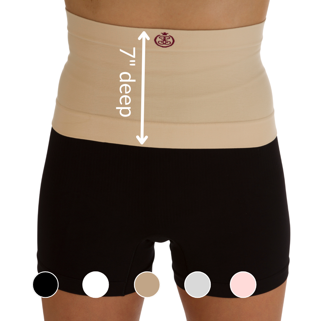 LIGHT Support 7" Ostomy waistband with Silicone Grip