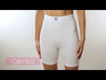 Charger et lire la vidéo dans la visionneuse de la Galerie, Boxer taille haute à maintien léger - Longueur cuisse
