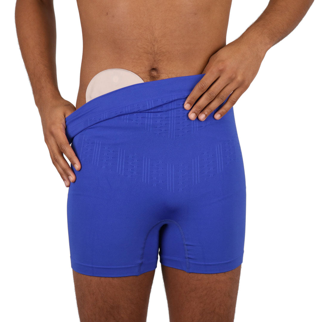 Mens' Swimming Boxers (Black), Level 2 Support