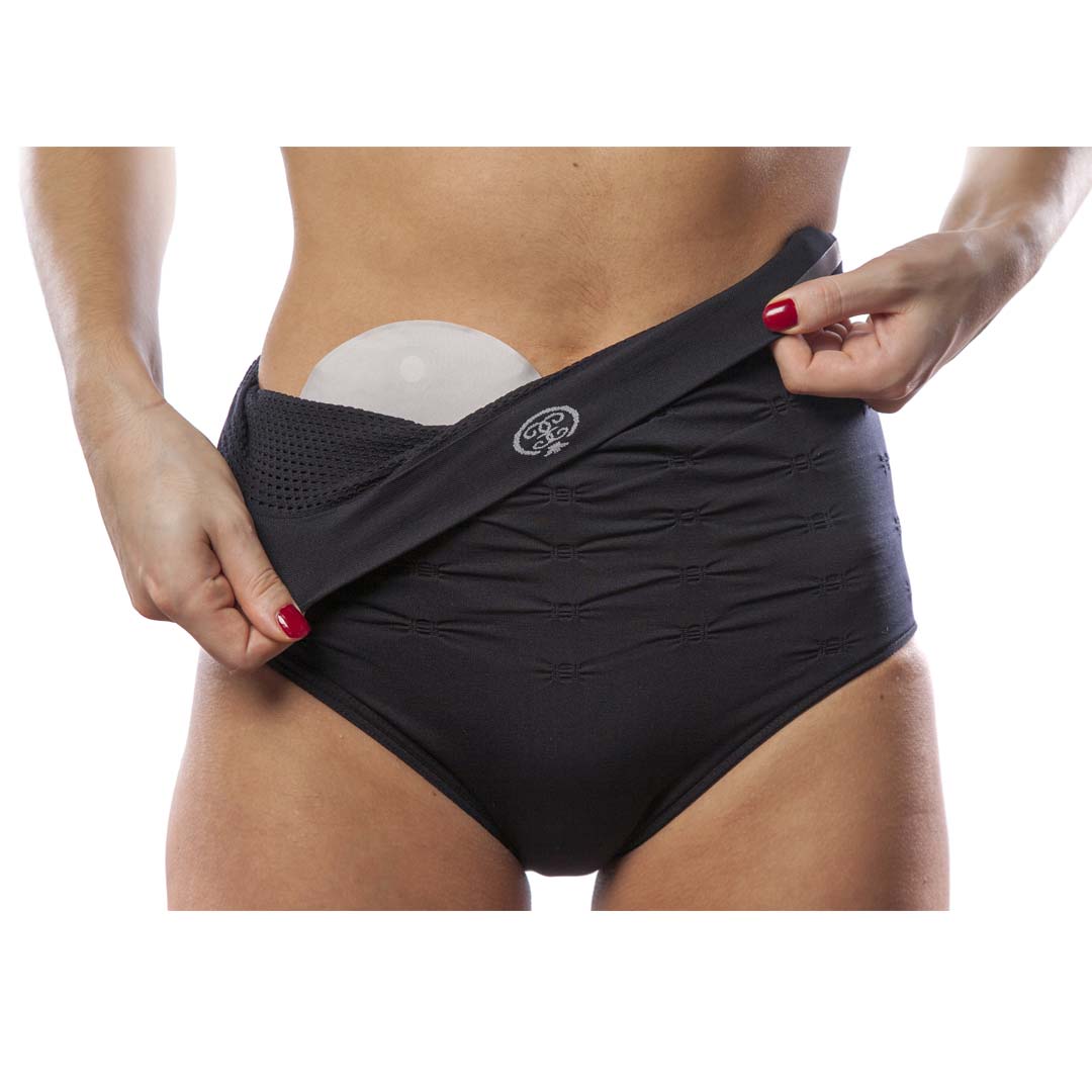 Comfizz Stoma Support Women's High Waisted Briefs with Level 2 Support 