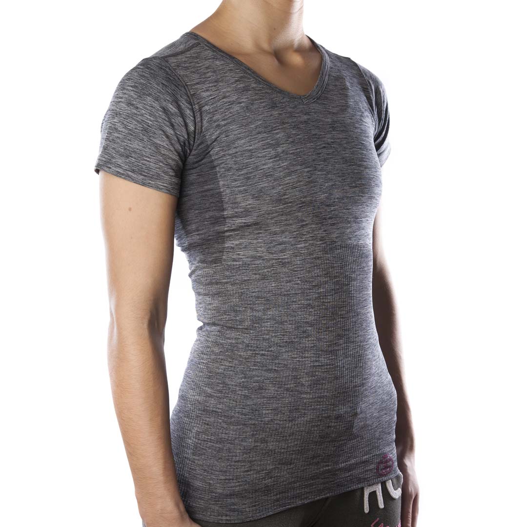 Comfizz Damen T-Shirt mit V-Ausschnitt, Level 1 Support