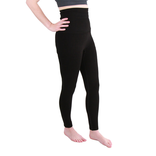 Hi-Waisted Bamboo Leggings: Black – Doll Factory by Damzels