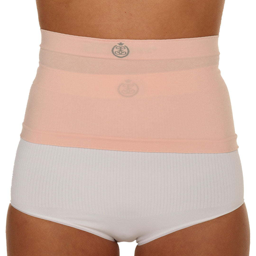 Comfizz 7" Waistband with Silicone, Blossom Pink, Level 1 Support